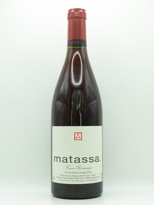 Matassa, Cuvee Romanissa Rouge 2023