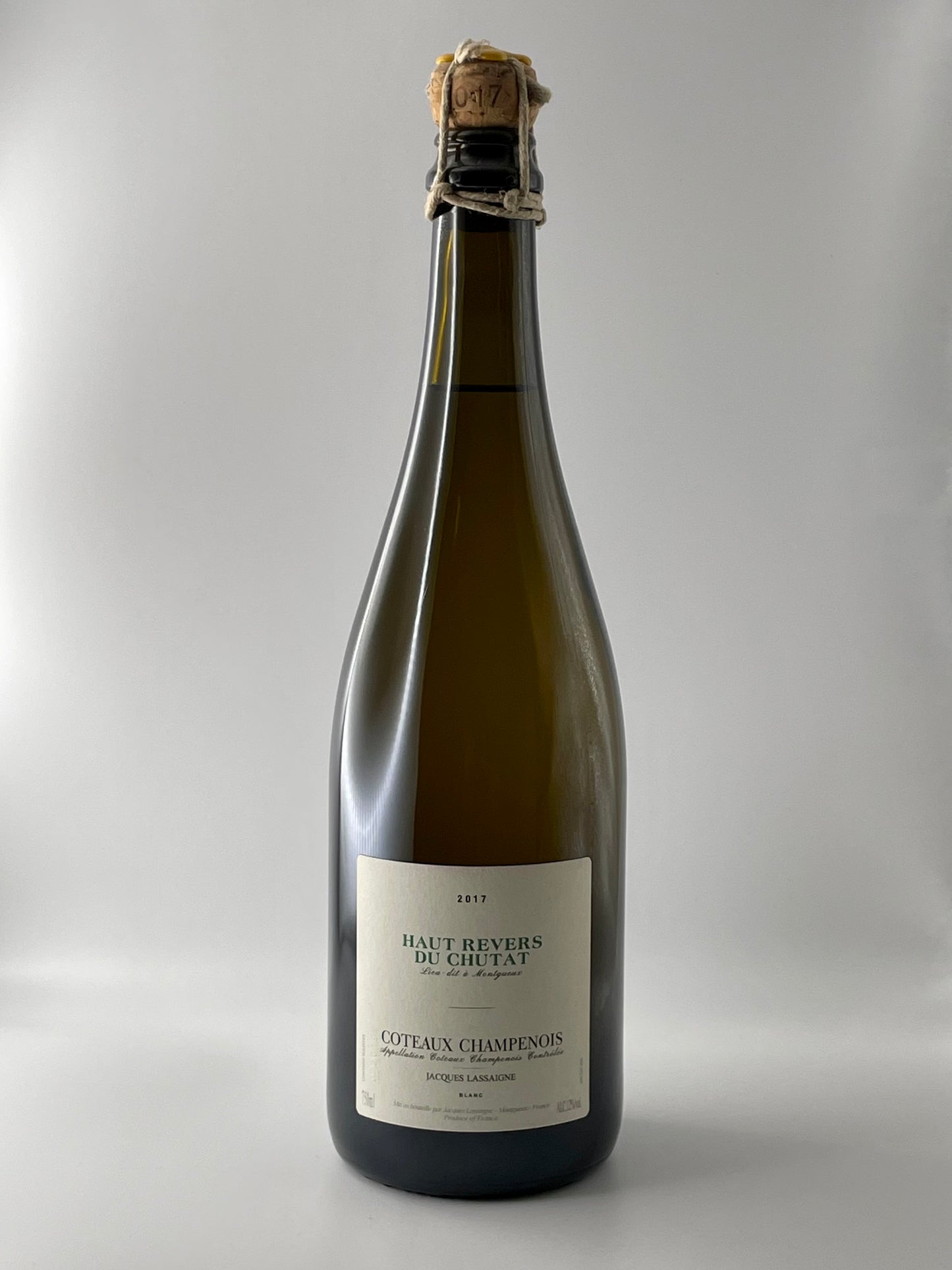 Jacques Lassaigne, Haut Revers du Chutat, Coteaux Champenois 2017 (Champagne)
