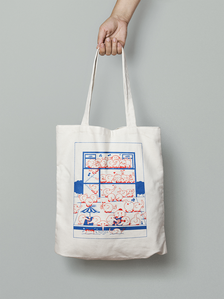 GIANT STEPS Tote bag