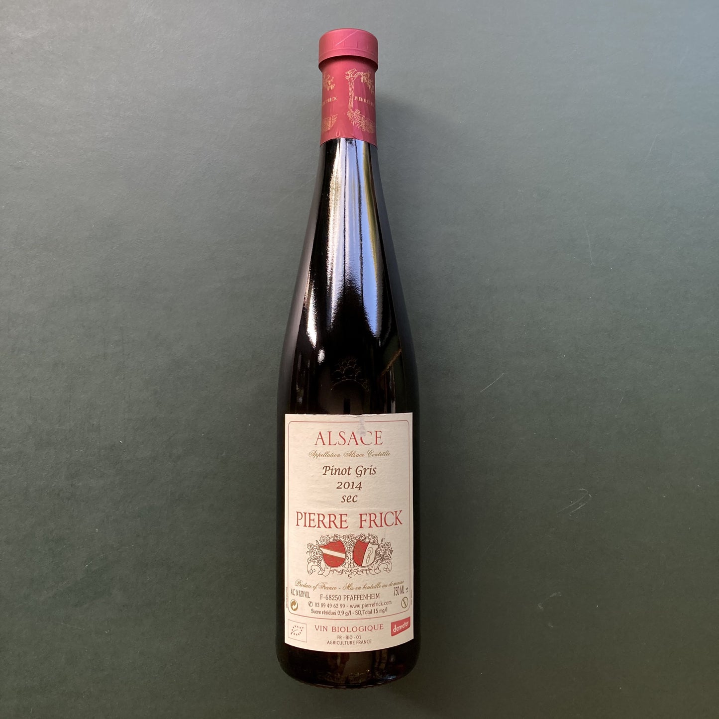 Pierre Frick, Pinot Gris Sec 2014 (Alsace)