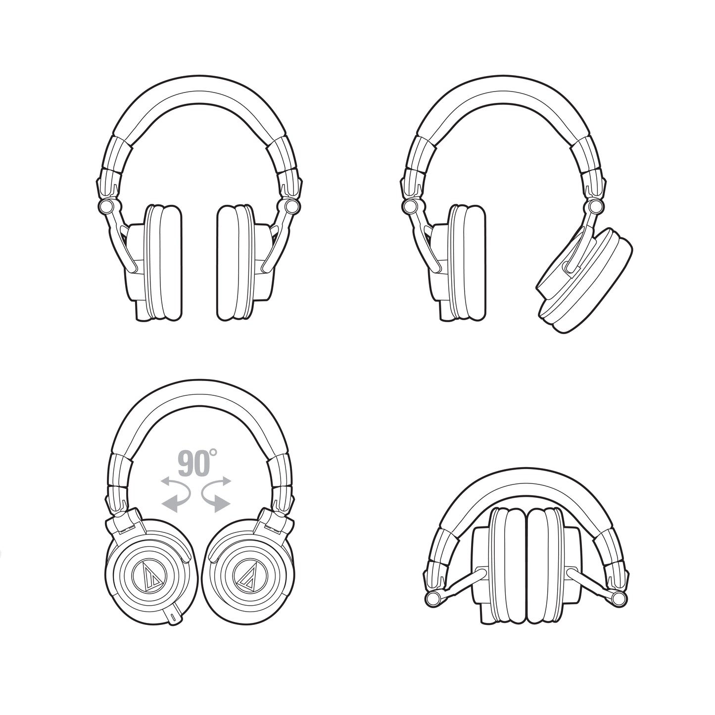 ATH-M50x Professional Monitor Headphones