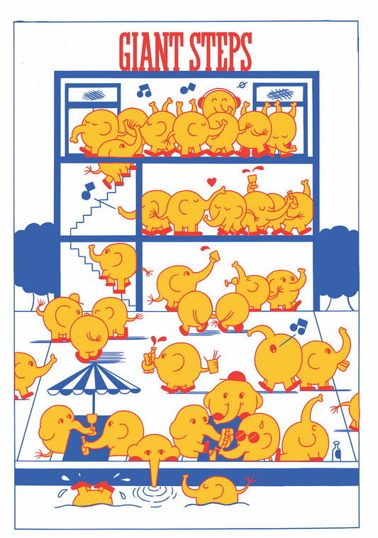 GIANT STEPS x Swan Wharf Poster