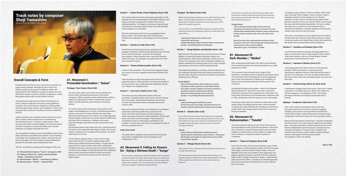 Ecophony Rinne 輪廻交響楽 - Geinoh Yamashirogumi 芸能山城組