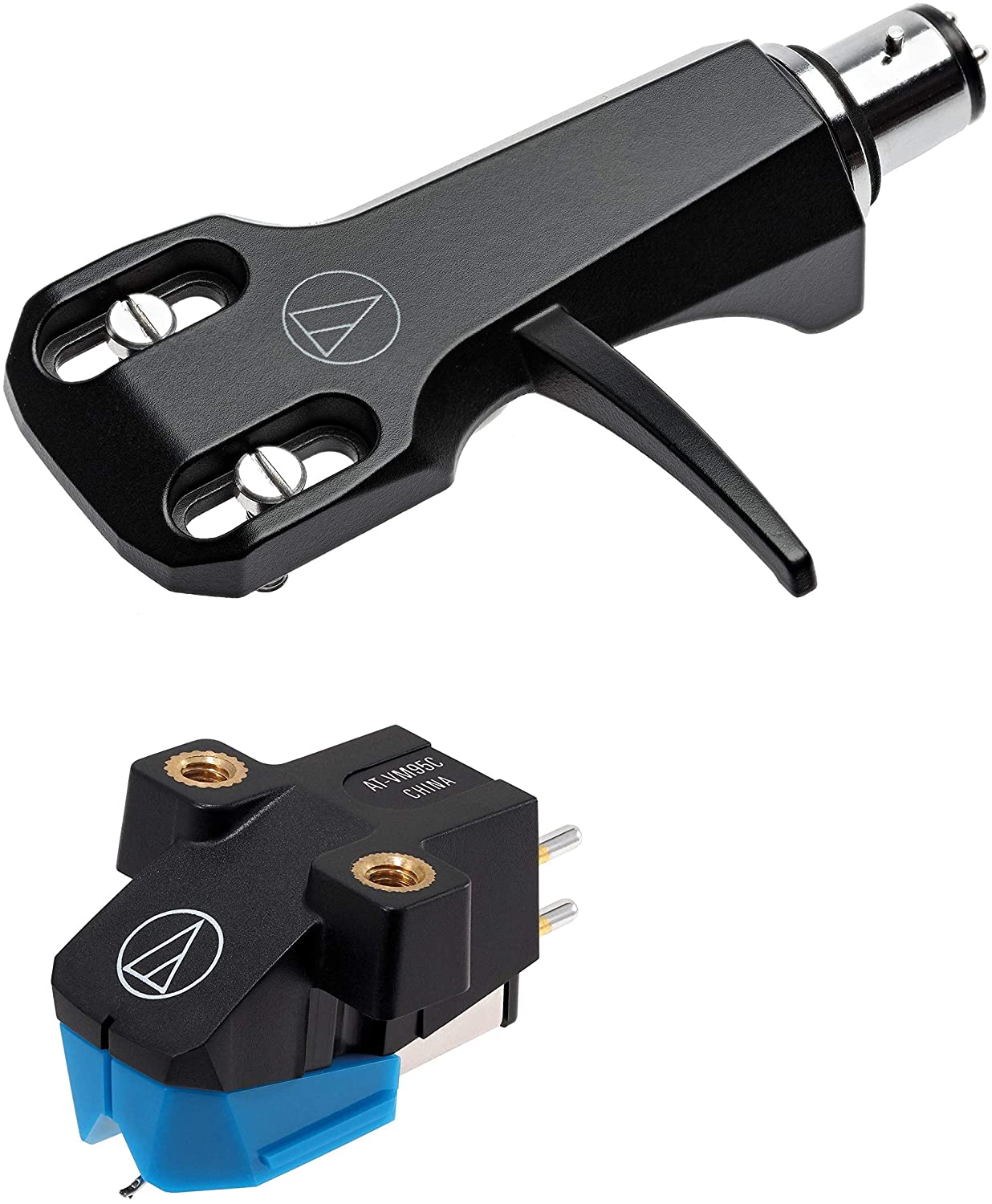 Audio Technica AT-VM95C/H Headshell/Dual Moving Magnet Cartridge Cartridge Combo