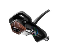 Audio Technica AT-VM95SH/H Headshell/Dual Moving Magnet Cartridge with Shibata Stylus(Black/Brown)